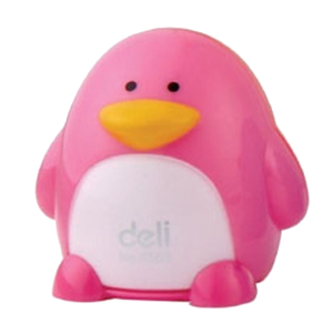 SACAPUNTAS PLASTICO PINGUINO 2 MEDIDAS -3 MOT