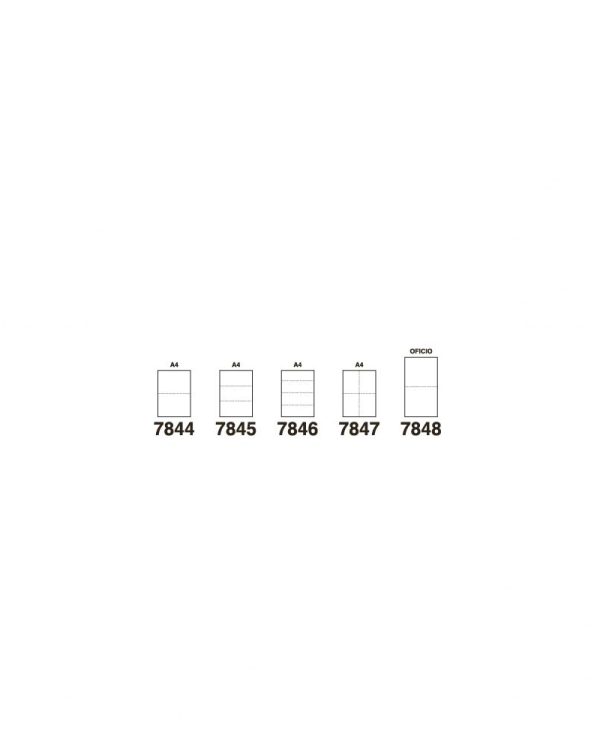 FORMULARIO CONTIUNO HUSARES 35X 25 X 1000 HJS (TROQUELADO EN EL MEDIO)
