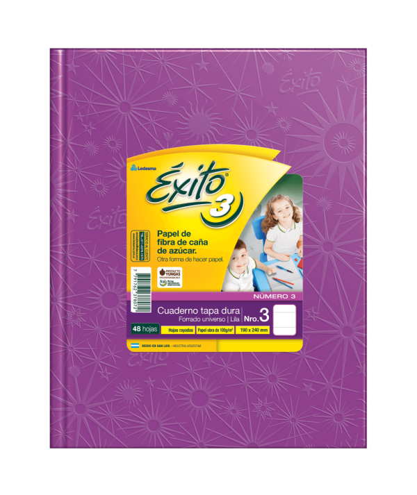 CUADERNO T-DURA x 50 HJS EXITO T-D 19 X 23,5 ABC (MAS GRANDE)