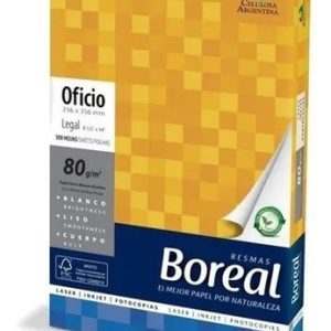 RESMA BOREAL - AUTOR TAMA?O OFICIO 75 GRS X 500 HJS
