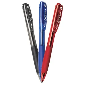 BOLIGRAFO RETRACTIL BIC BU3 CON GRIP AZUL NEGRO