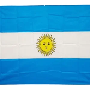 BANDERA NACIONAL TELA CON SOL 90 X 150