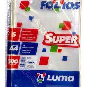 FOLIOS ESCOLAR SUPER REFORSADO LUMA
