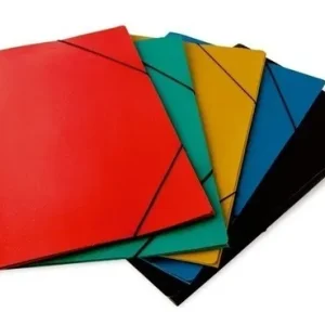 CARPETA 3 SOLAPA CON ELASTICO OFICIO PRESPAN COLOR