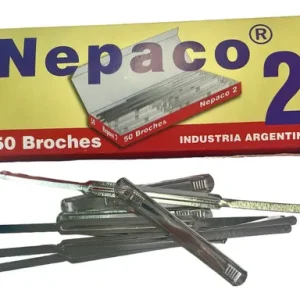 BROCHE NEPACO METALICO X 50 UNID.