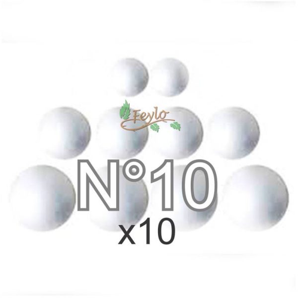 TELGOPOR ESFERAS Nro10 X 10 UNID. H1495 [T10]