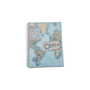 CUADERNO ESPIRAL 21x 16 x 84 HJS ALFA GLOSS POTOSI