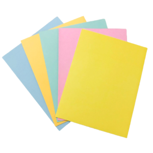 CARPETA 2 SOLAPA COLOR CARTULINA A4