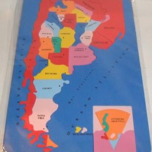 MAPA DE LA REPUBLICA ARGENTINA GOMA EVA