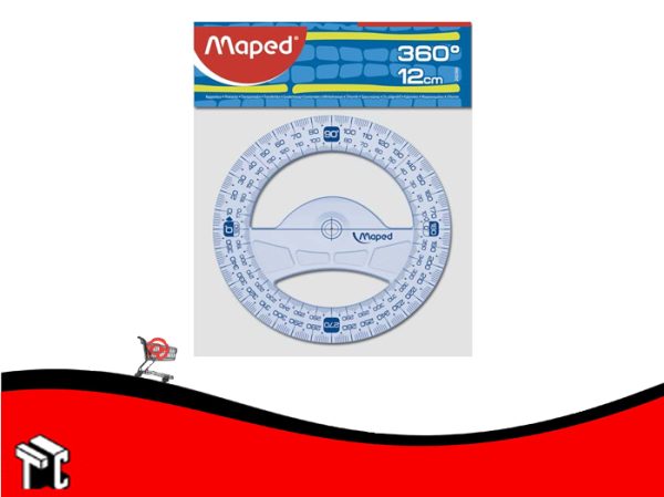 TRANSPORTADOR ACRILICO CIRCULAR 360? - MAPED