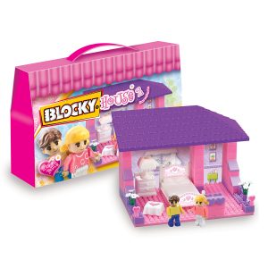 Blocky House - Living+Cocina