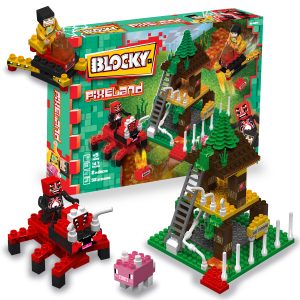 Blocky Pixeland Bosque aracnid