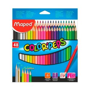 LAPIZ DE COLOR X 48  LARGO     MAPED