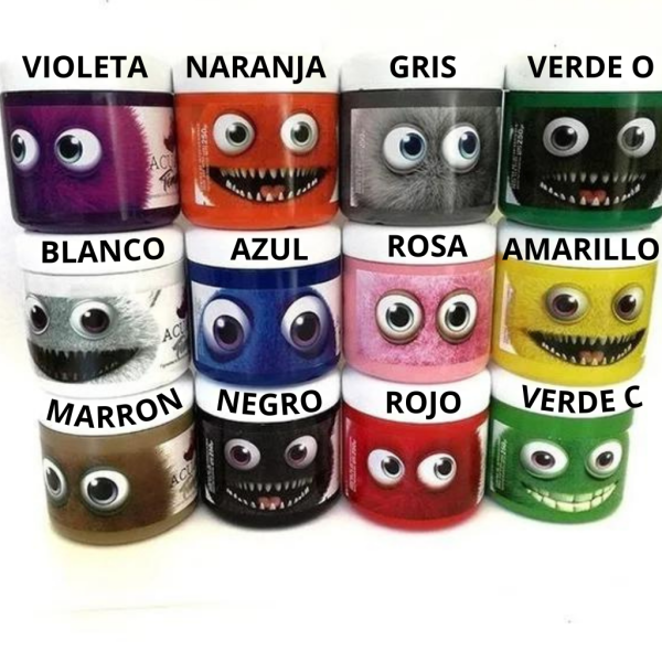 TEMPERA x 250Gr COLORES VARIOS ACUAREL