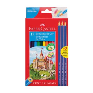 LAPIZ COLOR X 12 LARGO FABER PREMIUM