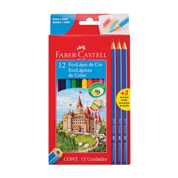 LAPIZ COLOR X 12 LARGO FABER PREMIUM