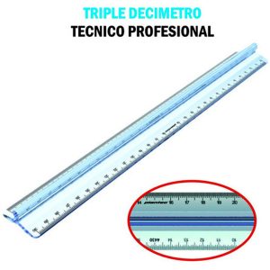 Triple dec?metro PLANTEC de 30 cm con 1/2 mm