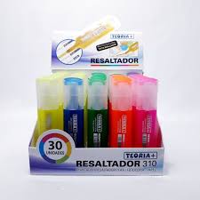 RESALTADOR TEORIA CUERPO TRANSPARENTE MUY BUENA CALIDAD