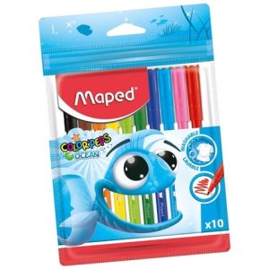 MARCADOR MAPED OCEAN x10u.