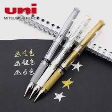 BOLIGRAFO DORADO PLATEADO BLANCO UNI