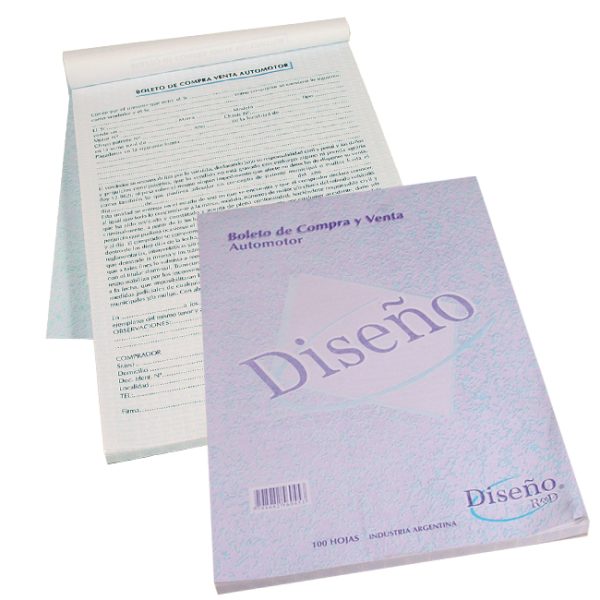 FORMULARIO COMPRA Y VENTA DEL AUTOMOTOR X 100