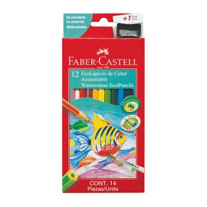 LAPIZ COLOR X 12 LARGO FABER PREMIUM ACUARELABLE