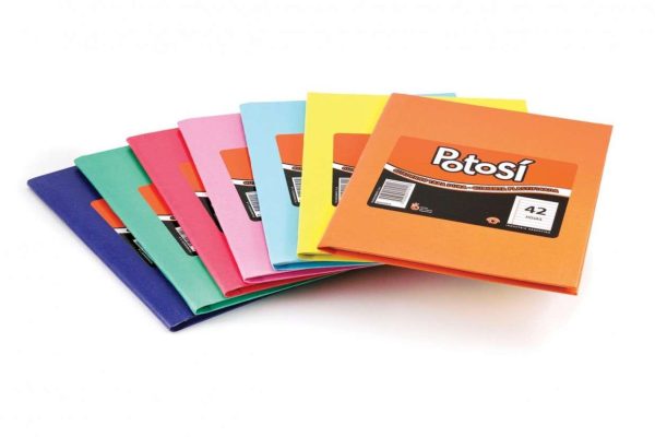 CUADERNOS X 42HJS T-D POTOSI  RAYADO