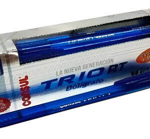 BOLIGRAFO CONSUL TRIO 1 MM RETRATIL AZUL