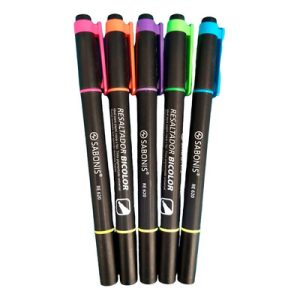 RESALTADOR X12 BICOLOR 5 COL. SABONIS
