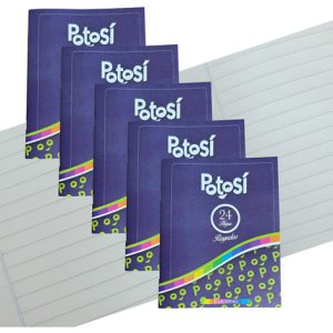 CUADERNOS X 24 HJS T-F POTOSI RAYADO