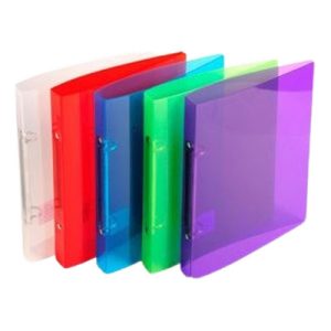 CARPETA TAPA PLASTICA TRANSPARENTE OFICIO COLOR