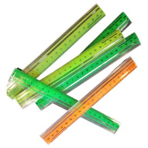 REGLA ACRILICA ALEPH X 20 CM BUENA CALIDAD