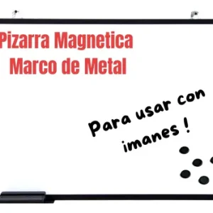 PIZARRA          COMBINADA  PIZARRA  Y CORCHO  50  * 70     MARCO ALUMINIO