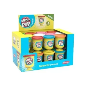 Masa Pop. Copa Pop en colores surtidos c/caja exhibidora - J4001