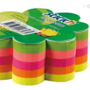 NOTAS ADH. 67 X 67 MM NEON FLOR X 250 HOJAS - ADH. EN EL CENTRO.