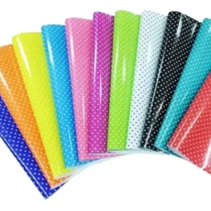 PAPEL FORRAR PLASTIFICADO A LUNARES