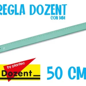 REGLA X 50 CM DOZENT DOBLE BISEL