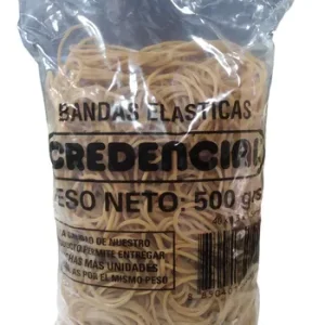 BANDA ELASTICA 500 GRS SUPER SUPER BAND . REFORZADAS CREDENCIAL