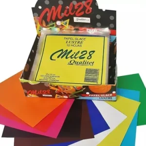 PAPEL GLACE LUSTRE x 10UNID. LUMA