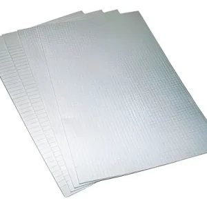 PAPEL DOBLE OFICIO CUADRICULADO RAYADO X 5 HOJAS