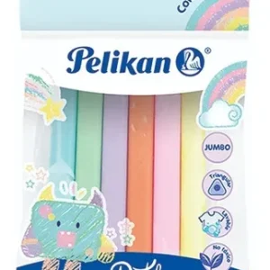 LAPIZ/PASTA PELIKAN JUMBO PASTEL X6U.