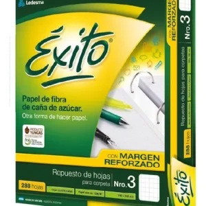 REPUESTOS EXITO MARGEN REFORZ x 288 HJS RAYADO Y CUADRICULADO