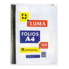 FOLIOS A4 SUPER REFORSADO LUMA