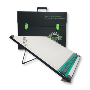 TABLERO PARA DIBUJO PIZZINI C-PARALELA DE 60 CM CON ATRIL CON PORTATABLERO