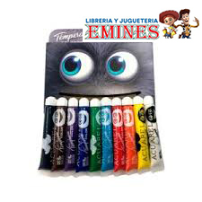 TEMPERA X 10 UNID. ROJO