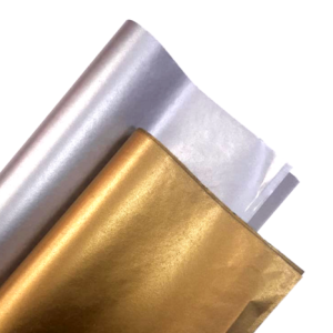 PAPEL BARRILETE DORADO Y PLATIADO