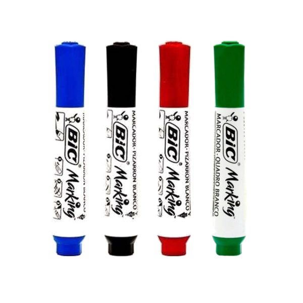 MARCADOR PARA PIZARRA BIC PUNTA REDONDA RECARGABLE