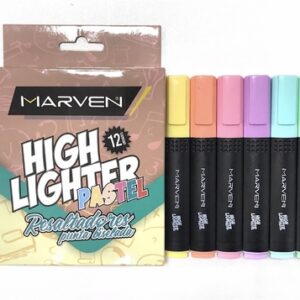 RESALTADOR MARVEN PASTEL