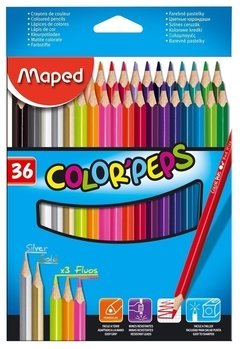 LAPIZ DE COLOR X 36 LARGO MAPED