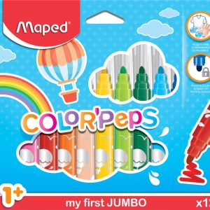 MARCADORES JUMBO - ESTUCHE x 12
